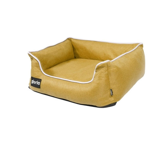 Hundebett Gloria Ametz – Gelb (76 x 69 cm)