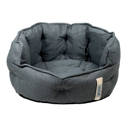 Hundebett Gloria Green Dreams – Schwarz (54 x 50 cm)