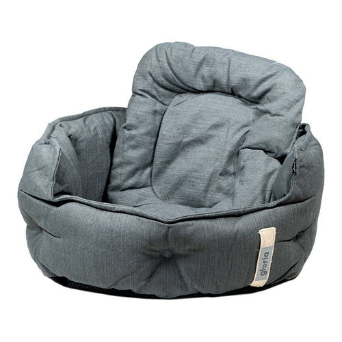 Hundebett Gloria Green Dreams – Schwarz (54 x 50 cm)