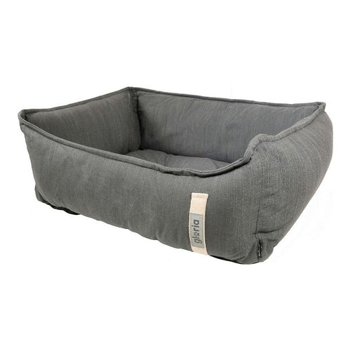 Hundebett Gloria Green Dreams – Grau (68 x 56 cm)