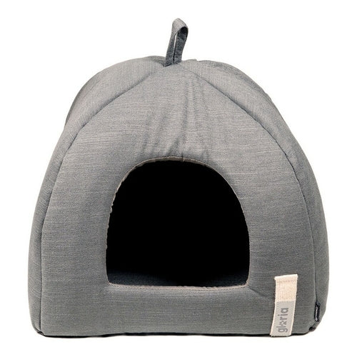 Hundebett Gloria Green Dreams – Grau (40 x 40 cm)